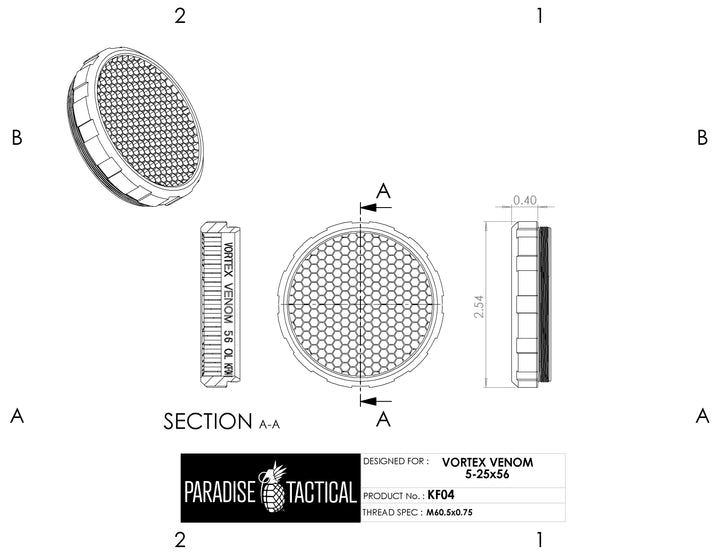 Vortex Venom 5-25x56 ARD – Killflash Anti-Reflection Device