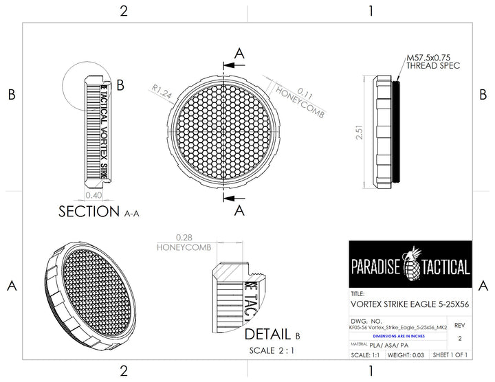 ARD - Vortex 56mm Objective Lens