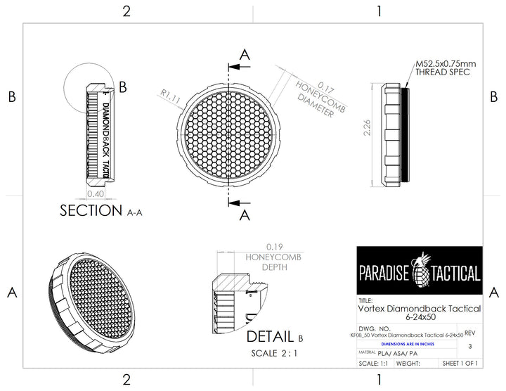 ARD - Vortex 50mm Objective Lens