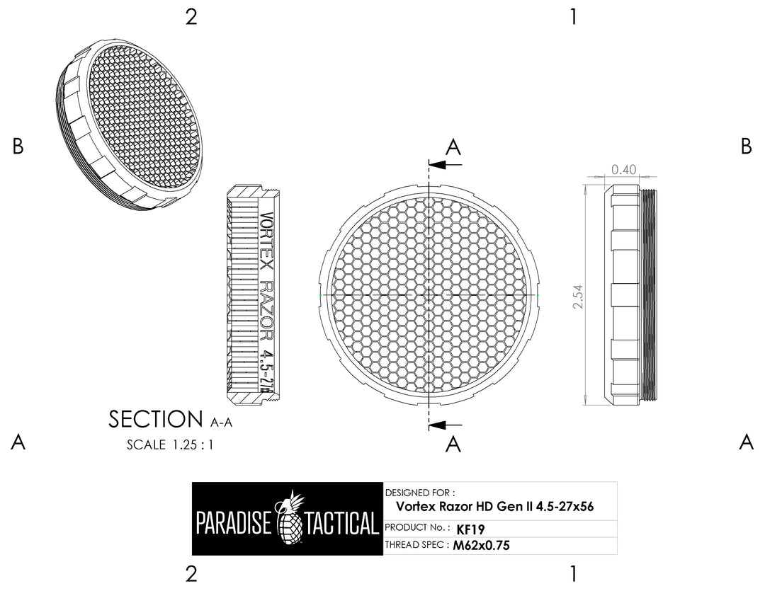 Vortex Razor HD Gen II 4.5-27x56 ARD – Killflash Anti-Reflection Device