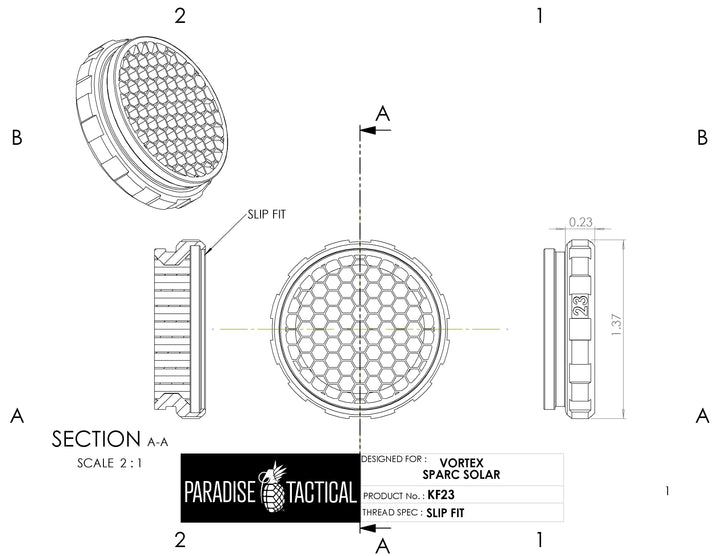 Vortex SPARC Solar ARD – Killflash Anti-Reflection Device
