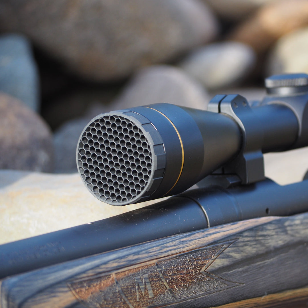 Honeycomb anti-reflection threaded insert for Leupold VX-2 3-9x40 optic