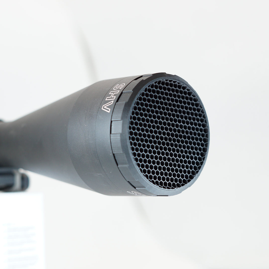 Close-up of a Paradise Tactical ARD with honeycomb pattern on a white background