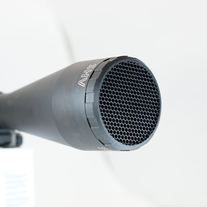 Close-up of a Paradise Tactical ARD with honeycomb pattern on a white background