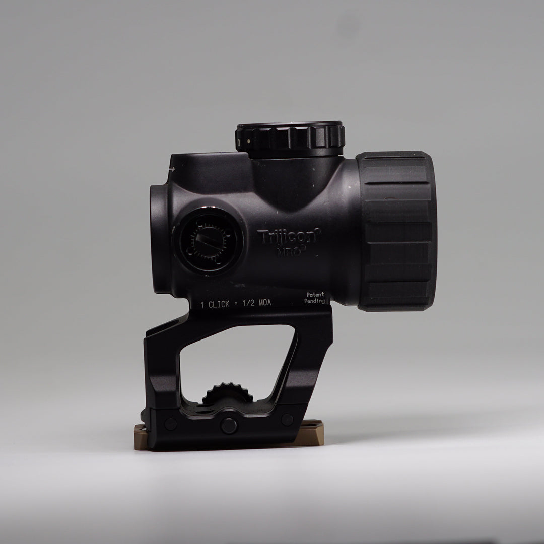 A Paradise Tactical ARD slip over mounted onto a trijicon mro optic on top of a scalarworx quick release mount. 
