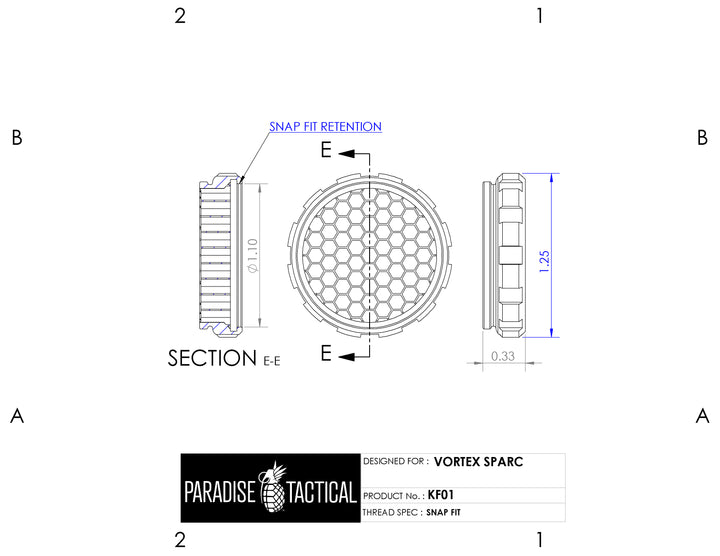 Vortex SPARC AR ARD – Killflash Anti-Reflection Device